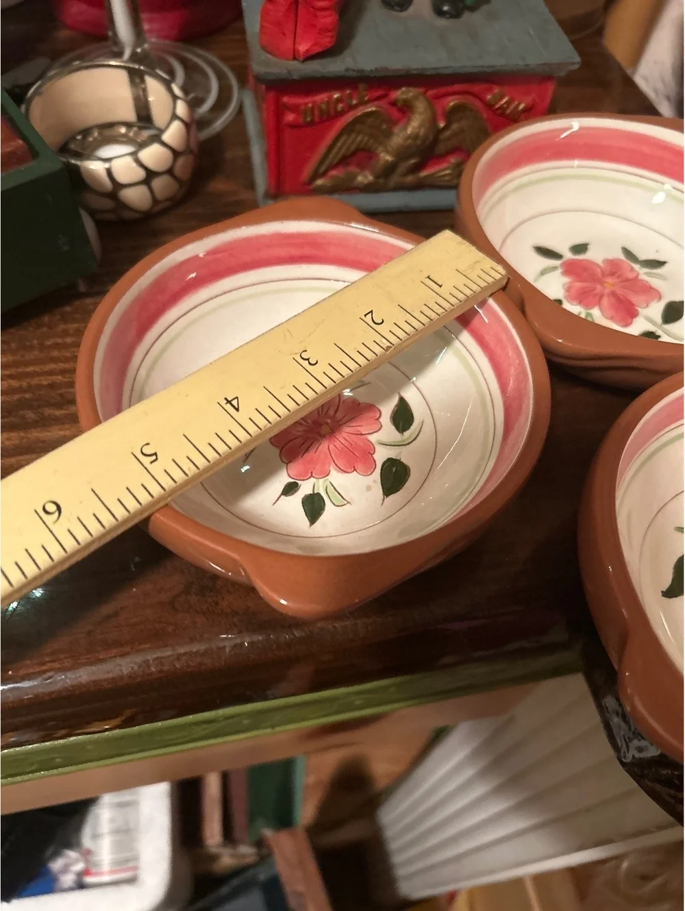 Franciscan Desert Rose Vintage Ceramic Bowls Set of 3